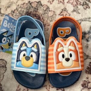Kids Sandals - Blue and Orange